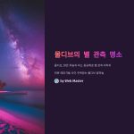 몰디브 별 관측